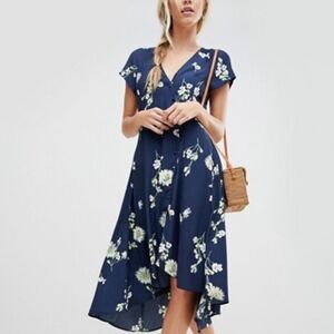 Free People Lost In You High Low Midi Dress S